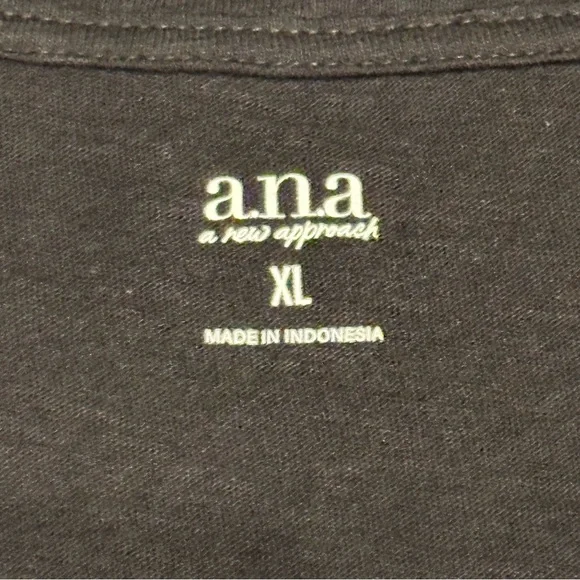 a.n.a Black Puff Sleeve Long Sleeve Top - Picture 5 of 5